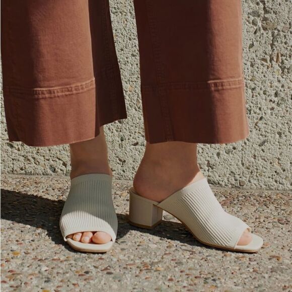 NEW Everlane The Glove Mule in ReKnit / Bone - Picture 3 of 7